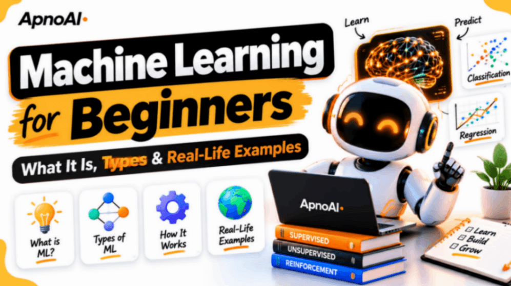 Machine Learning for Beginners: What It Is, Types & Real-Life Examples